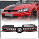 Front Upper Grille Black/red Trim For Vw MK6 Golf/gti/jetta Sportwagen 2010-2014. Fixed Price $39.88.