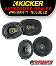 Kicker X1 Pair Of 46CSC6934 6X9" Speakers + 46CSC654 6.5". Fixed Price $203.92.