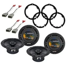 Fits Honda Civic 2006-2011 Harmony (2) R65 Factory Speaker Replacement Package. Fixed Price $104.95.