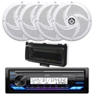 Dual Electronics MXD13 Marine Radio, 4X 5.25" 180W Boat Speakers, Cover (white). Fixed Price $181.49.