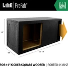 3.0 Ft Ported Subwoofer Box For 15" Kicker Solo-baric L715 L7S15 L7R15. Fixed Price $349.99.