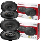 Pioneer (2) Pairs TS-A6961R 6X9" 3-WAY 900W Car Coaxial Audio Stereo Speakers. Fixed Price $134.99.