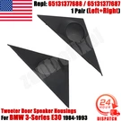 Left+right For Bmw 3-SERIES E30 84-93 Tweeter Door Speaker Housings Carbon Fiber. Fixed Price $22.49.