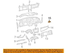 Chrysler Oem 08-10 Avenger Instrument Panel Components-speaker Grille XT03XDVAD. Fixed Price $30.23.