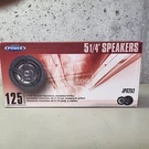 Jensen, 125 Watts, 1/4 Coaxial Speakers, Includes Grills, JPS252. Fixed Price $20.00.