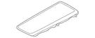 Genuine Audi Speaker Grille 8W5-035-406-B-DS2. Fixed Price $55.94.