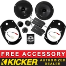 Kicker CSS654 6.5" Oem Speaker Replacement Kit For Jeep Grand Cherokee 2011-2013. Fixed Price $179.99.