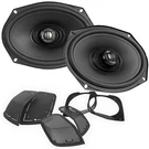 Nvx XFHD69LK14 6X9" Saddlebag Lid Speakers And Cut-in Kit. Fixed Price $329.00.