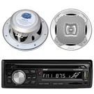 Pyle PLCDBT95 Marine Boat Radio Usb Receiver Player W/ 2X Lanzar 6.5" Speakers. Fixed Price $151.99.