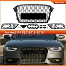RS4 Look Front Fog Light Grille Covers For 2013-16 Audi A4 Standard Bumper. Fixed Price $131.55.