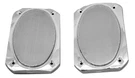 Peterbilt 379 389 Chrome Speaker Covers 6-3/8" X 4-5/16" Rectangle UP40987 Pair. Fixed Price $57.78.