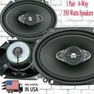 Pioneer TS-A6880F 6" 8" 4-WAY 350W Car Audio Coaxial Speakers (pair) 6X8-INCH. Fixed Price $71.99.