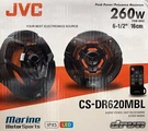 New Jvc CS-DR620MBL 6.5" 2-WAY Marine/ Power Sports Led Speakers Black Pair. Fixed Price $119.95.