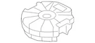 Genuine Volkswagen Rear Speaker 17A-035-621-B. Fixed Price $57.18.
