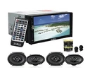 7" Double Din Multimedia Dvd Player With 2 Pair Pioneer TS-A6966R 6X9" Speakers. Fixed Price $229.99.