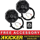 Kicker DSC6504 6.5" Oem Speaker Replacement Full Kit For Jeep Liberty 2002-2012. Fixed Price $86.08.