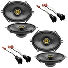Kicker 6X8" Front+rear Speaker Replacement 1999-2004 Ford F-250/350/450/550. Fixed Price $159.92.