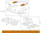 Gm Oem 14-24 Impala,malibu Rear Body Floor Interior Trim-speaker Grille 22961201. Fixed Price $31.34.