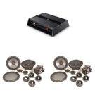 Sony XS-162ES 6.5" Component Speakers (2 Pair) With XM-4ES 4-CHANNEL Amplifier. Fixed Price $1394.00.
