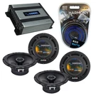Pontiac Vibe 2009-2010 Factory Speaker Upgrade Harmony (2) R65 & HA-A400.4 Amp. Fixed Price $224.95.