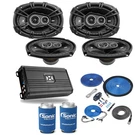 2 Pairs Kicker DSC6930 Speakers + Nvx Amplifier W/ Free Install Kit. Fixed Price $400.00.