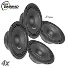 4X Timpano Shallow Mount 8" Pro Audio Speakers TPT-MB8-8 Slim Ohm 2800 Watts. Fixed Price $131.80.