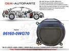 Lexus LS460L LS600H 06-12 Mark Levinson Subwoofer Speaker Oem 86160-0WG70. Fixed Price $165.00.