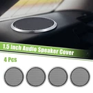 4PCS 1.5" Car Speaker Grill Cover Mesh Round Audio Subwoofer Guard Silver Tone. Fixed Price $23.49.