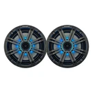 Kicker 6.5" 195W Marine Multicolor Led Boat Speakers (pair) W/charcoal Grilles. Fixed Price $134.49.