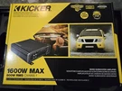 Kicker 1600W Car Audio Class Mono Peak Power Sub Amplifier 46CXA8001T 800W. Fixed Price $199.99.