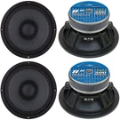 Audiopipe 2 Pairs 8" 500W Full Range Loud Speakers Low Mid APMB-8-B. Fixed Price $146.95.