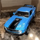 Ford Mustang Boss 429 Diecast Opening Door Hood Model Car Seat Bluetooth Speaker. Fixed Price $120.00.