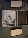 Old Vintage Singer, Record Player, Speaker Combo Suitcase. Fixed Price $100.00.