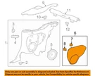 Gm Oem 16-23 Camaro Quarter Panel Interior Trim-grille Cover 84154196. Fixed Price $63.67.