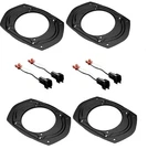 4PCS Ford 6X9 5X7 6X8 To 5.25" 6.5" Car Speaker Adapter Plate + Wire Harness. Fixed Price $29.99.