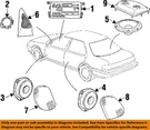 Gm Oem 97-01 Catera Instrument Panel Sound System-speaker Grille 90439410. Fixed Price $41.69.