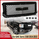 Gloss Black Front Upper Grille For Gmc Sierra 1500 2014-2015 GM1200687. Fixed Price $105.50.