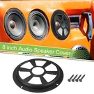 1 Set 8" Car Speaker Grill Cover Round Audio Subwoofer Guard W/ Screws Black. Fixed Price $17.99.
