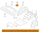 Gm Oem 06-11 Aveo Rear Body Floor Interior Trim-speaker Grille 96444824. Fixed Price $45.38.