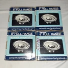 FOUR(4)RADIO Shack 40-1272C 8" Full Range Acoustic Suspension Speakers Dual Cone. Fixed Price $99.00.