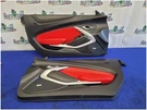 2016-2024 Chevrolet Camaro Ss Coupe Pair Front Door Panels Card Black Red 2804. Fixed Price $499.99.