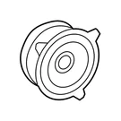 Genuine Mercedes-benz Oe Speaker 463-820-30-06-64. Fixed Price $359.53.