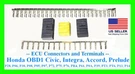 OBD1 Ecu Connector Terminals Fit Honda Civic Accord Prelude Integra P28 P72 Vtec. Fixed Price $54.99.
