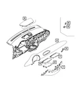 Genuine Mopar Speaker Grille 7TM13LXHAA. Fixed Price $32.13.