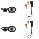 Alpine (2 Pair ) S2-S68 6X8" Speakers With 72-5600 Adapters Compatible S.... Fixed Price $320.48.