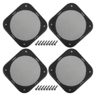 Set 4" Car Speaker Grill Cover Mesh Audio Subwoofer Guard W/ Screws Black. Fixed Price $21.98.