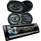 Pioneer DEH-S5200BT Cd Receiver Bluetooth Usb + 6"X9" & 6.5" Car Audio Speaker. Fixed Price $229.99.