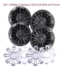 4X Mb Quart NP1-116 Nautic Premium Waterproof 6.5" 240 Watts Marine Speakers. Fixed Price $239.00.