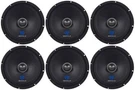 (6) Rockville RXM88 8" 500W Ohm Mid-range Drivers Speakers, Made W/kevlar Cone. Fixed Price $184.70.