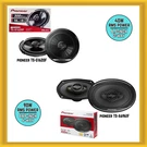 Pioneer TS-A6961F 6X9" 4-WAY Speakers Plus TS-G1620F 6.5" 2-WAY Coaxial. Fixed Price $94.99.
